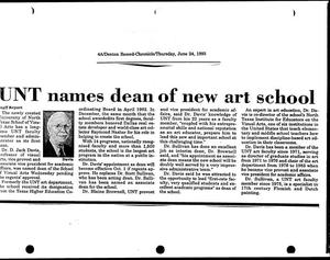 UNT names dean of new art school