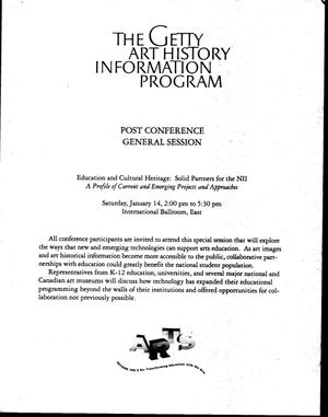The Getty Art History Information Program