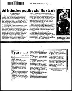 Art instructors practice what they teach