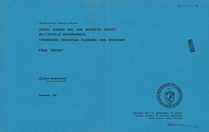 Aerial gamma ray and magnetic survey: Mississippi and Florida airborne survey, Blytheville quadrangle, Tennessee, Arkansas, Alabama, and Missouri. Final report