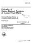Report: Evaluation of station blackout accidents at nuclear power plants: Tec…