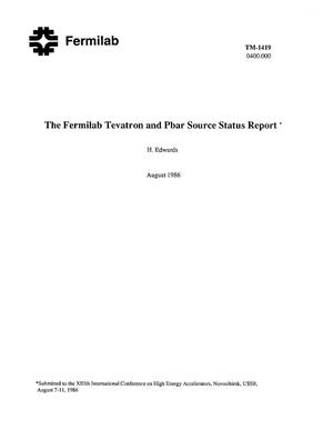 Fermilab Tevatron and Pbar source status report