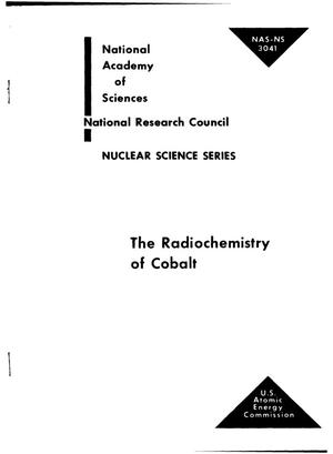 The Radiochemistry of Cobalt