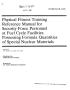 Report: Physical fitness training reference manual for security force personn…