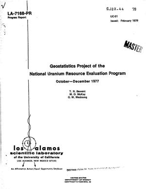Geostatistics project of the National Uranium Resource Evaluation program