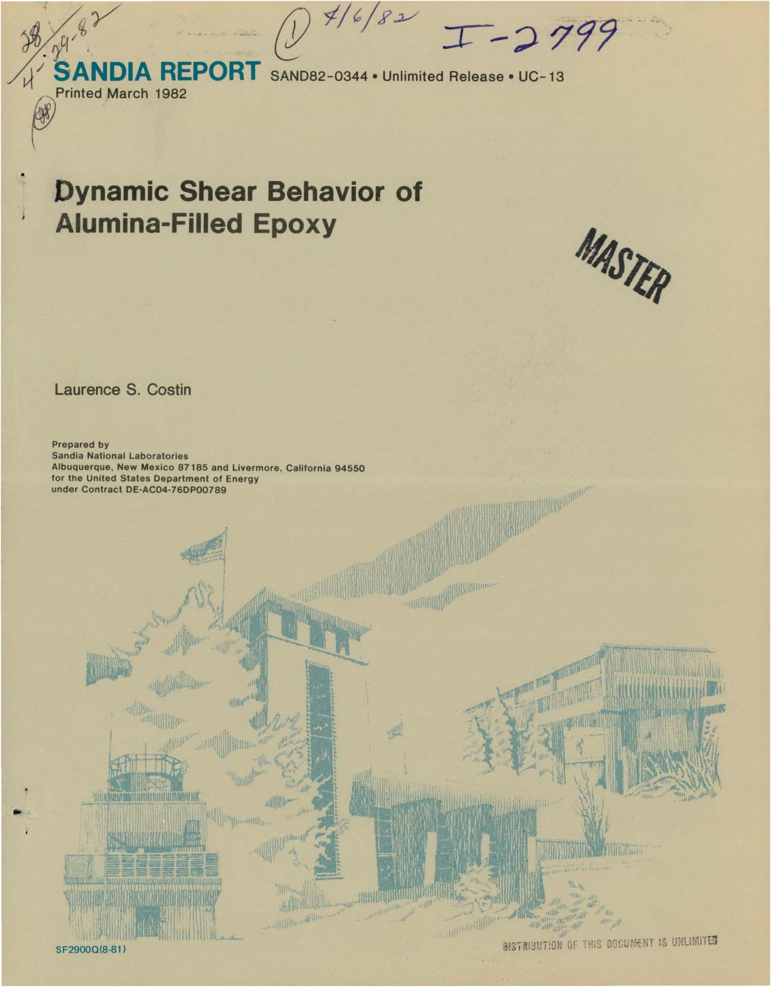 Dynamic shear behavior of alumina-filled epoxy
                                                
                                                    [Sequence #]: 1 of 27
                                                