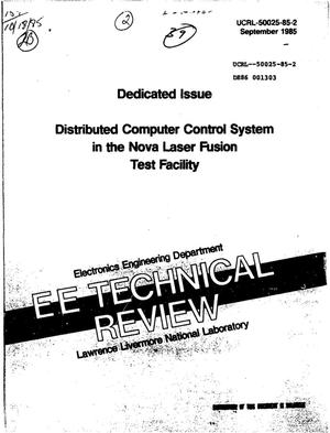 Distributed computer control system in the Nova Laser Fusion Test Facility