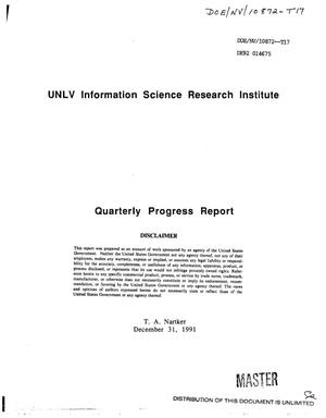 UNLV Information Science Research Institute quarterly progress report