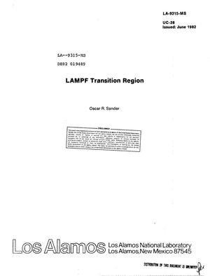 LAMPF transition region