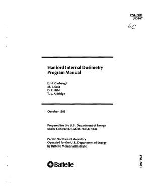 Hanford internal dosimetry program manual
