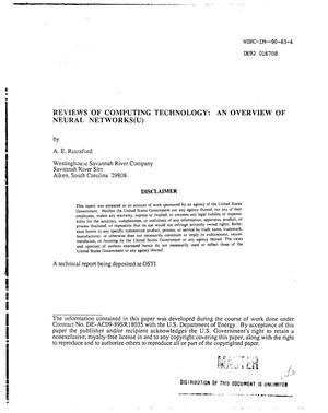 Reviews of computing technology: An overview of neural networks