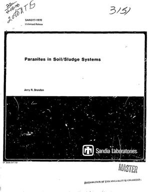Parasites in soil/sludge systems
