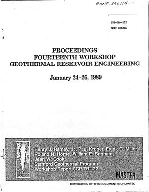 Fourteenth workshop geothermal reservoir engineering: Proceedings