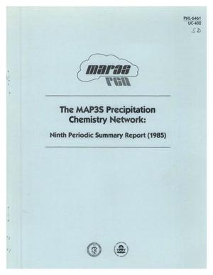 The MAP3S network data and quality control summary for 1985