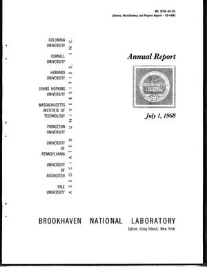Annual Report, 1968, July, 1