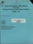 Report: Phase VII update (1984) report for the Energy Economic Data Program E…
