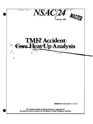 TMI-2 accident: core heat-up analysis