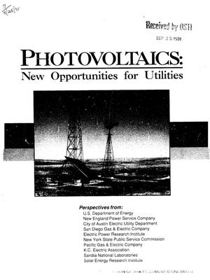 Photovoltaics: New opportunities for utilities