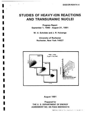 Studies of heavy-ion reactions and transuranic nuclei