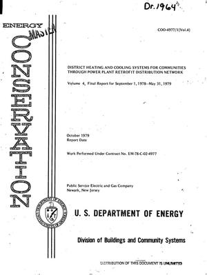 District heating and cooling systems for communities through power plant retrofit distribution network. Final report, September 1, 1978-May 31, 1979