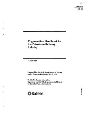 Cogeneration Handbook for the Petroleum Refining Industry. [Contains Glossary]