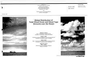 Global distribution of total cloud cover and cloud type amounts over the ocean