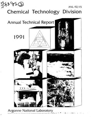 Chemical Technology Division, Annual technical report, 1991