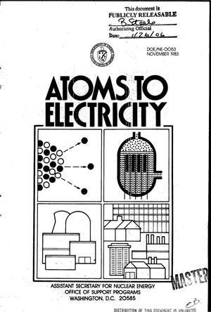 Atoms to electricity