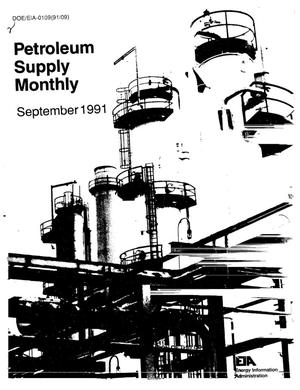 Petroleum supply monthly, September 1991