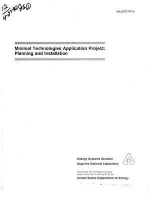 Minimal Technologies Application Project: Planning and installation