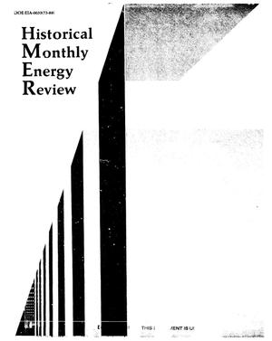 Historical monthly energy review, 1973--1988. [Contains glossary]