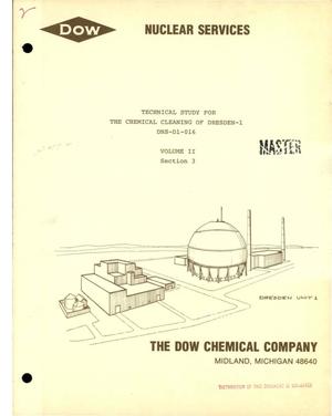 Technical study for the chemical cleaning of Dresden-1. Volume 2, section 3