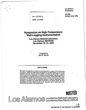 Symposium on high-temperature well-logging instrumentation