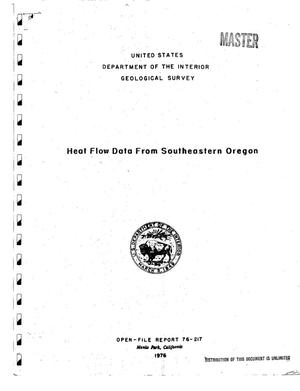 Heat-flow data from southeastern Oregon