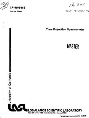 Time projection spectrometer