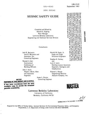 Seismic Safety Guide