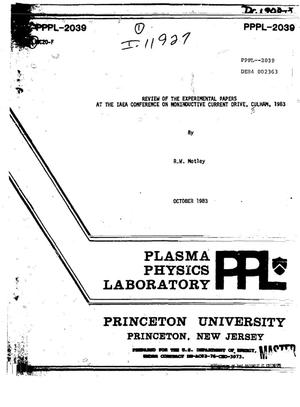 Review of the experimental papers at the IAEA conference on noninductive current drive, Culham, 1983