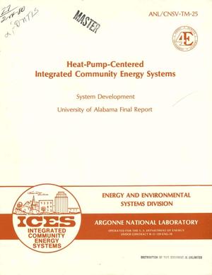 Heat-pump-centered integrated community energy systems