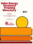 Report: Solar energy technical training directory
