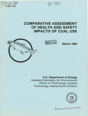 Comparative assessment of health and safety impacts of coal use