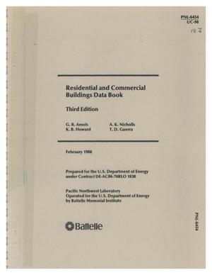 Residential and commercial buildings data book: Third edition