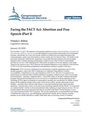 Facing the FAST Act: Abortion and Free Speech (Part 1)