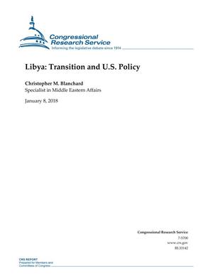 Primary view of object titled 'Libya: Transition and U.S. Policy'.