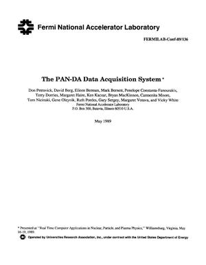 The PAN-DA data acquisition system