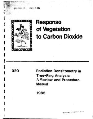 Radiation densitometry in tree-ring analysis: a review and procedure manual