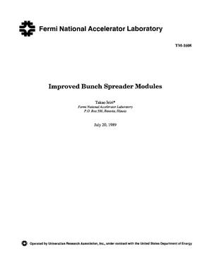 Improved bunch spreader modules