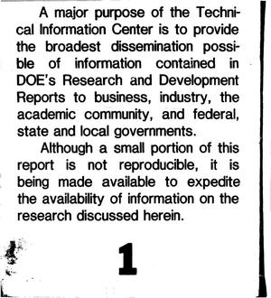 Health and Safety Research Division progress report, July 1, 1984-September 30, 1985