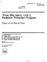 Report: Three Mile Island, Unit 2, radiation protection program: report of th…