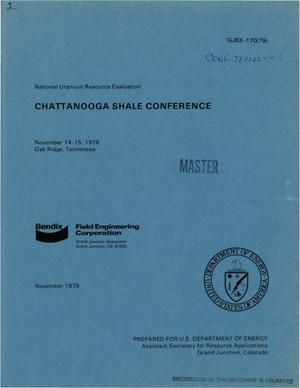 Chattanooga Shale conference
