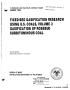 Report: Fixed-bed gasification research using US coals. Volume 3. Gasificatio…
